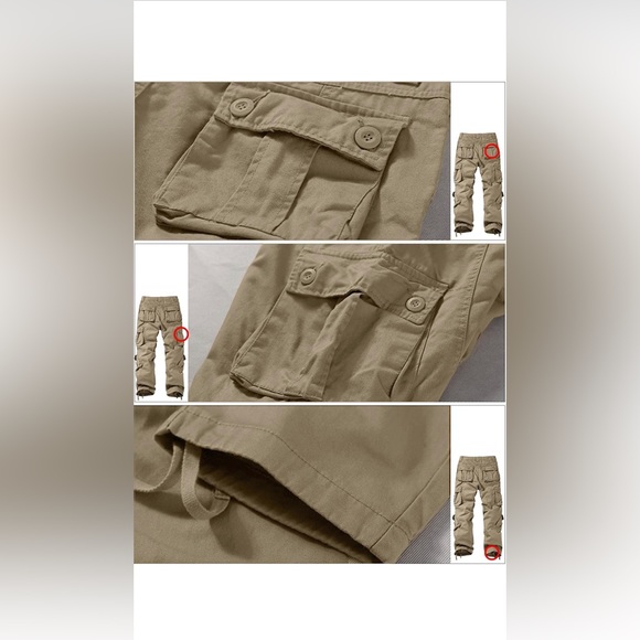 Match Men's Wild Cargo Pants (Unisex) - Picture 5 of 7